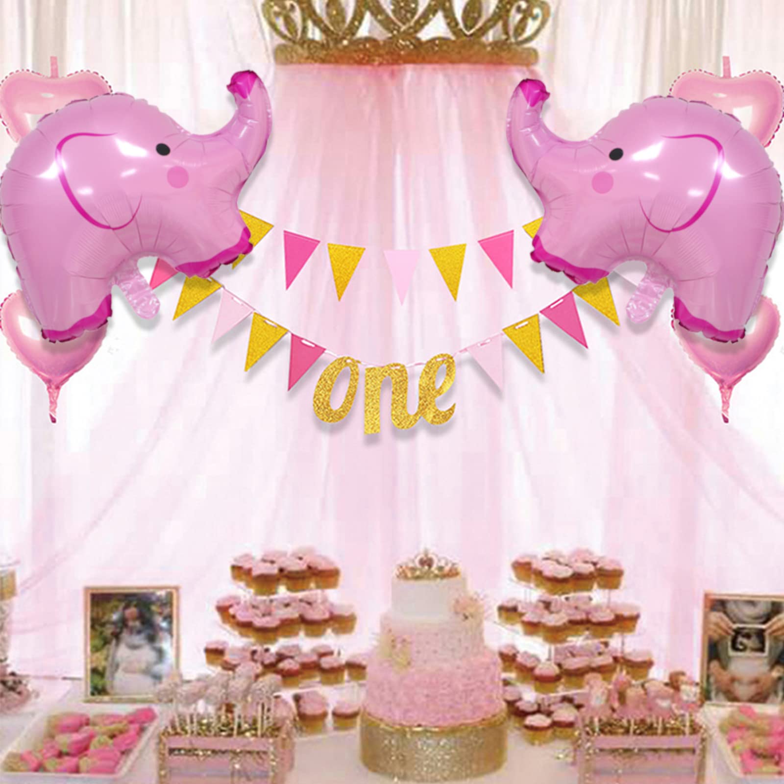 Amazon.co.jp: 象の風船 8個パック ピンク かわいい象の形のアルミ